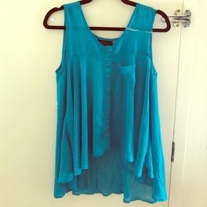 🎈SALE: 3 for $20🎈 Material Girl Asymmetric Tank